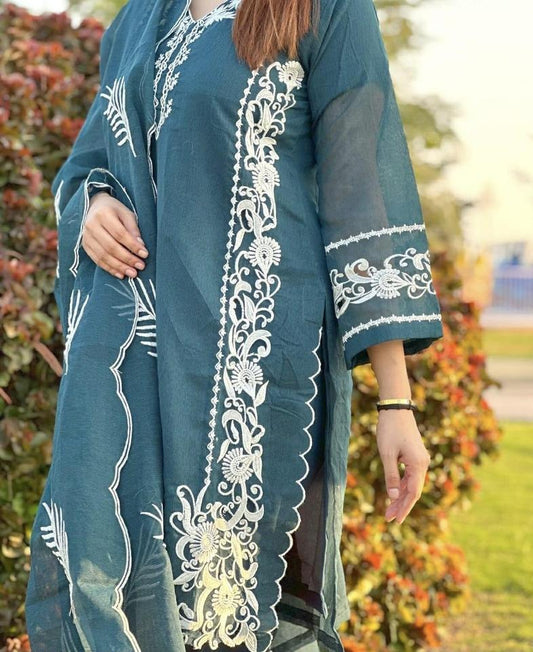 Embroidered Ceremonial Suit - 3Piece